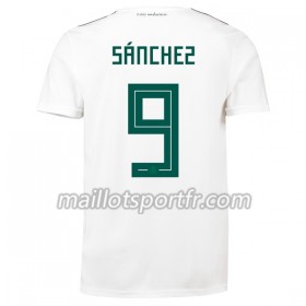 Maillot de Foot Mexique Sanchez 9 Exterieur Coupe du monde 2018